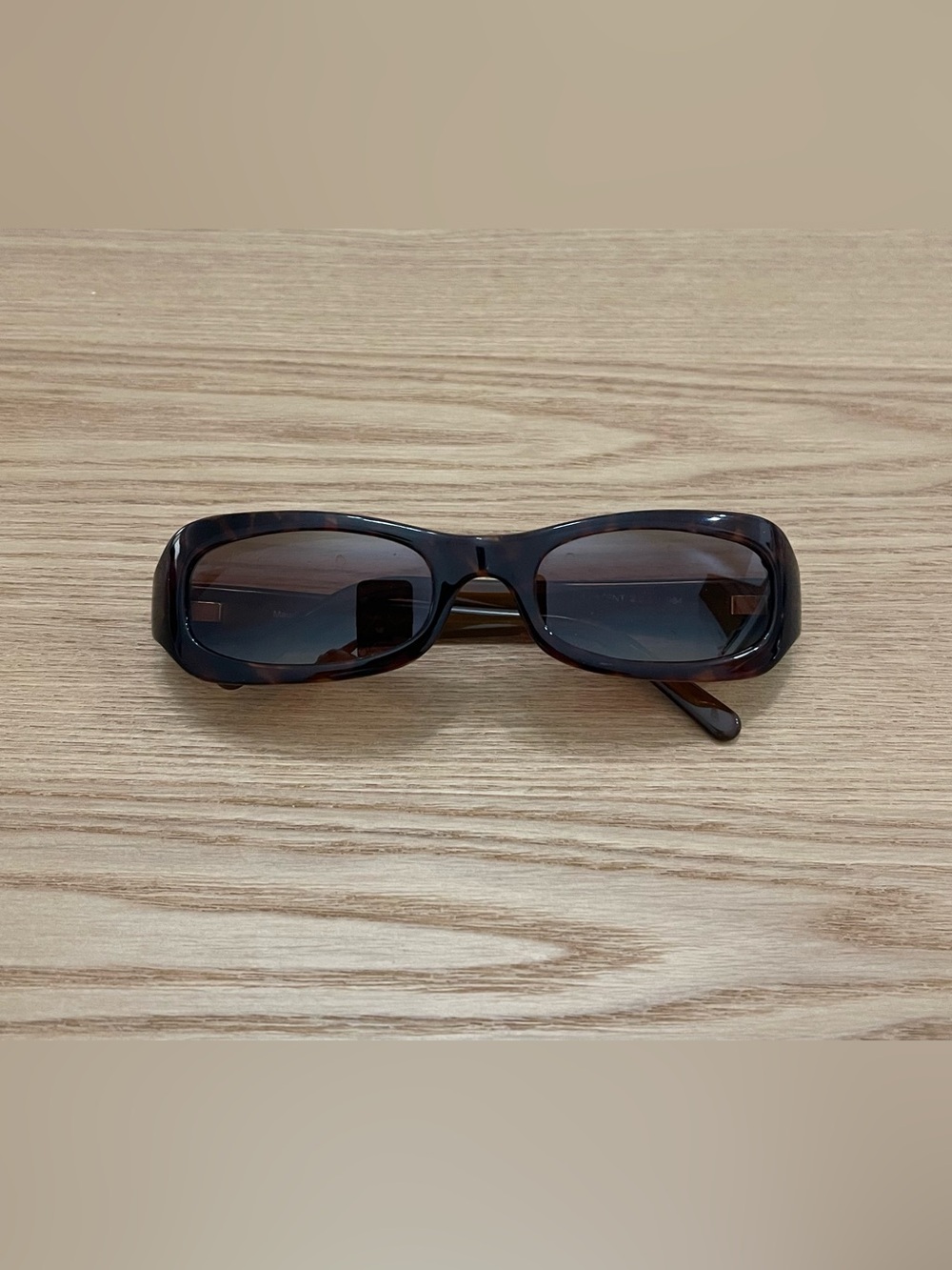 MAUI JIM Nani Rectangle Tortoise Bronze Polarized Lenses Sunglasses MJ 190-10